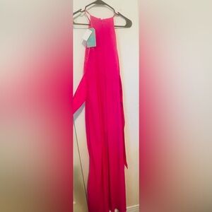 Pink maxi dress